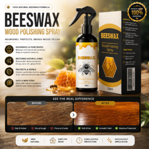 WoodGlow™ – Beeswax Polish Spray